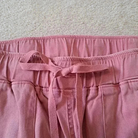 ❤️ NWT Buffalo David Bitton Tencel Joggers Strawberry Pink Small Women's Pants - Picture 3 of 15